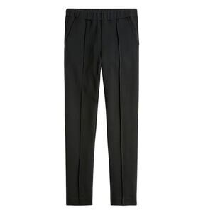 J.Crew Women's Pintuck Slim Fit Black Sweatpant Size Small Petite NWT